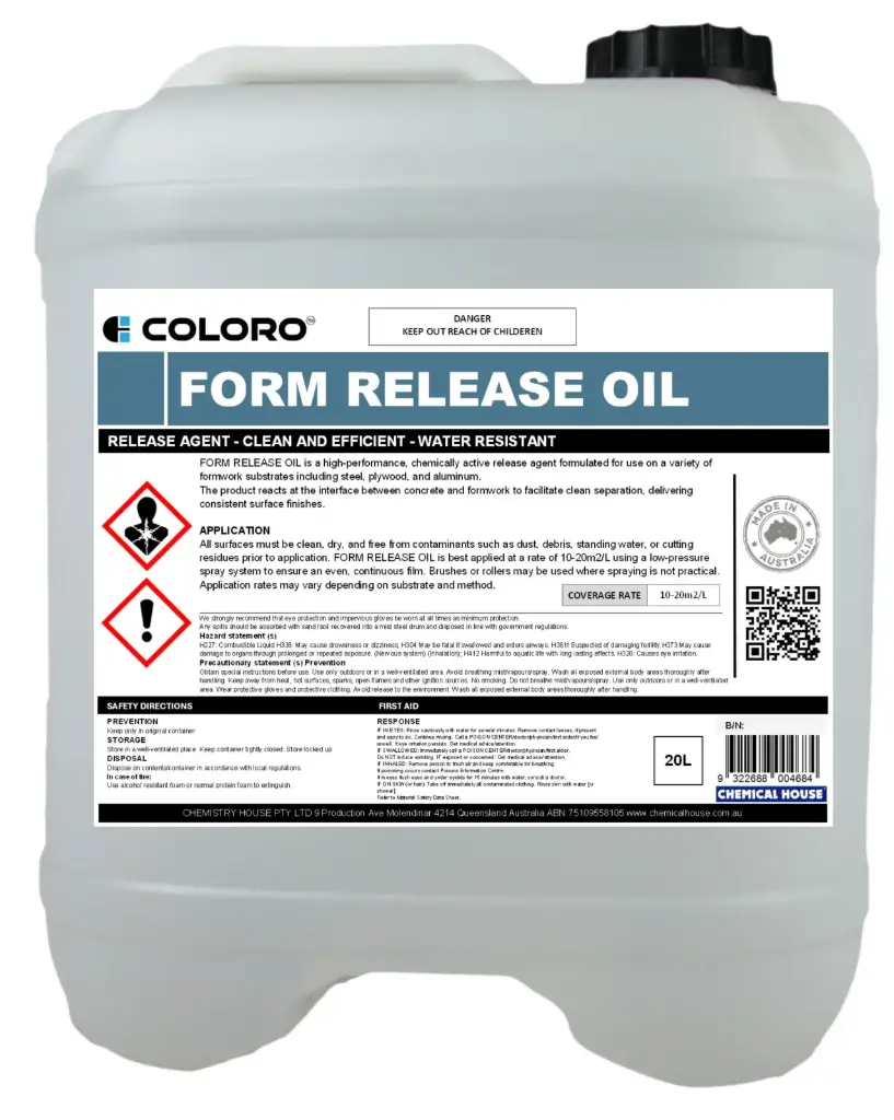 COLORO FORM RELEASE OIL