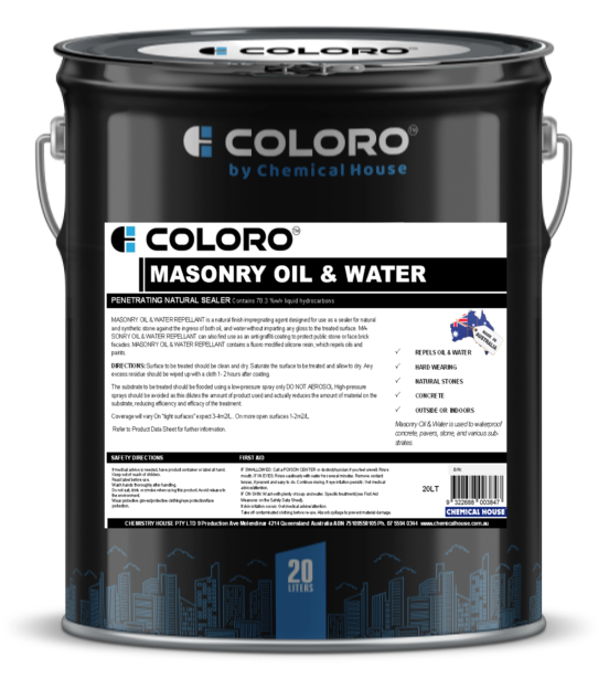 COLORO MASONRY OIL & WATER REPEL 20L Chemical House