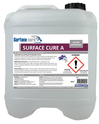 SURFACE CURE A CLASS D TYPE 1  CURING COMPOUND